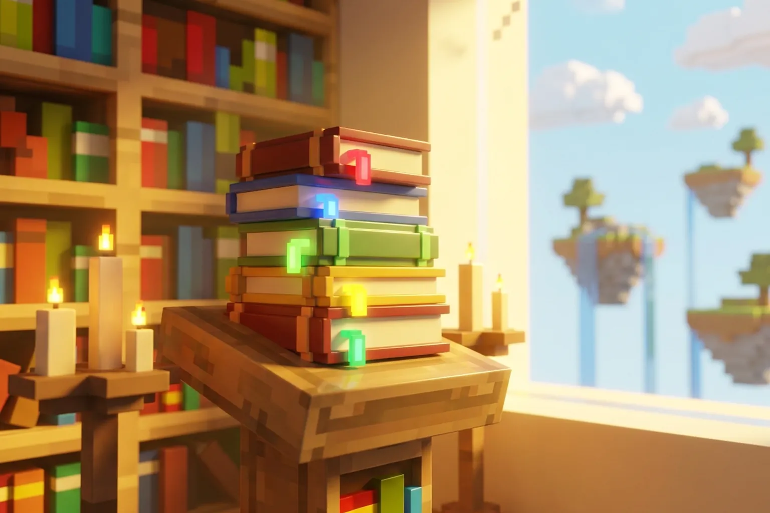 Книги на кафедре: гайды по серверам Minecraft